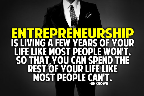 entrepreneurship and how to become a millionaire