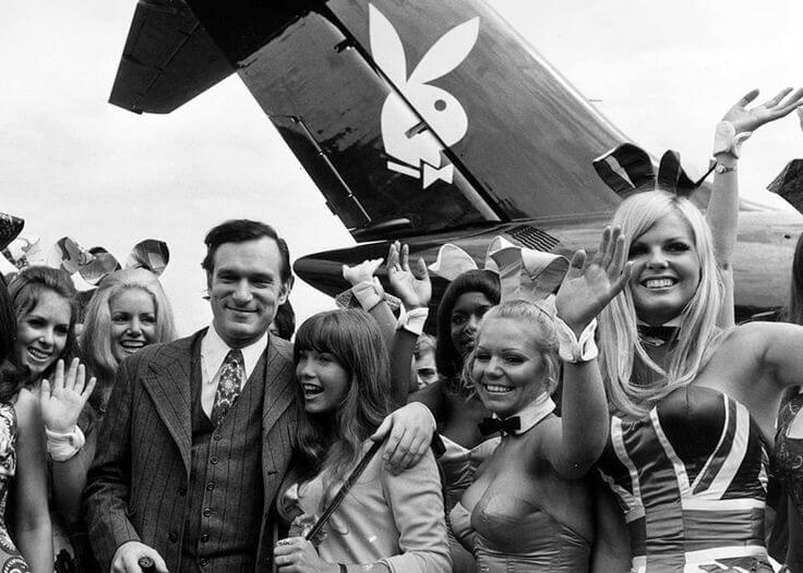 Hugh Hefner Playboy Bunnies 