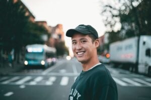 man with positive mindset